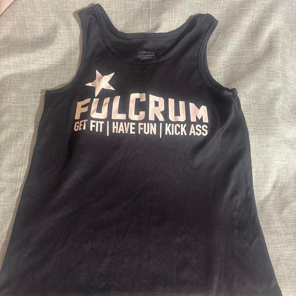 Fulcrum black work out tank